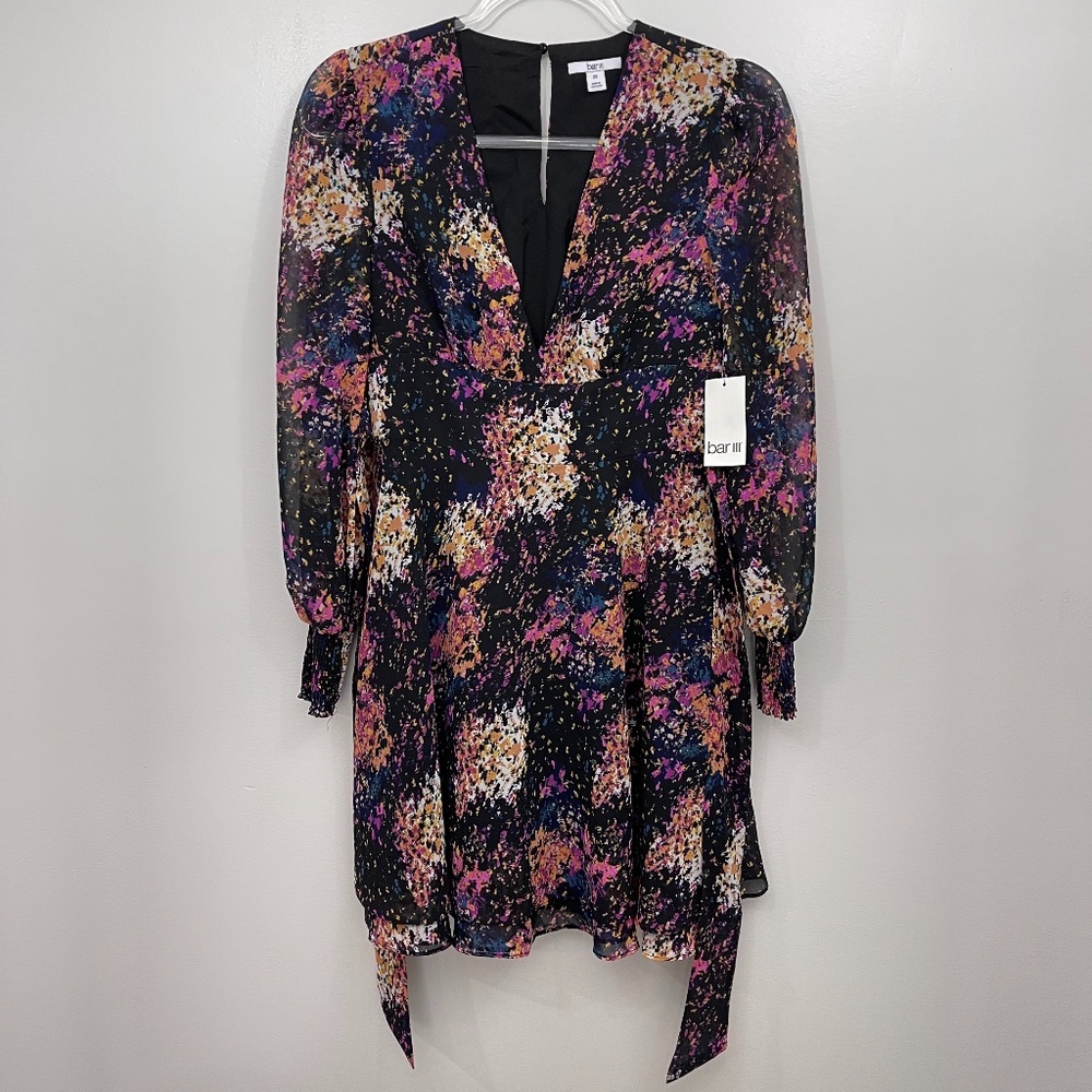Bar III Confetti Glam Blouson Dress XS NWT‎